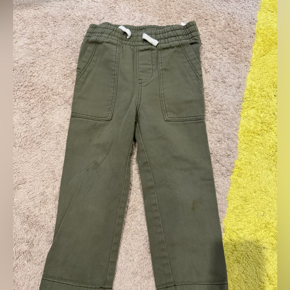H&M FOREST GREEN Cotton Pants
